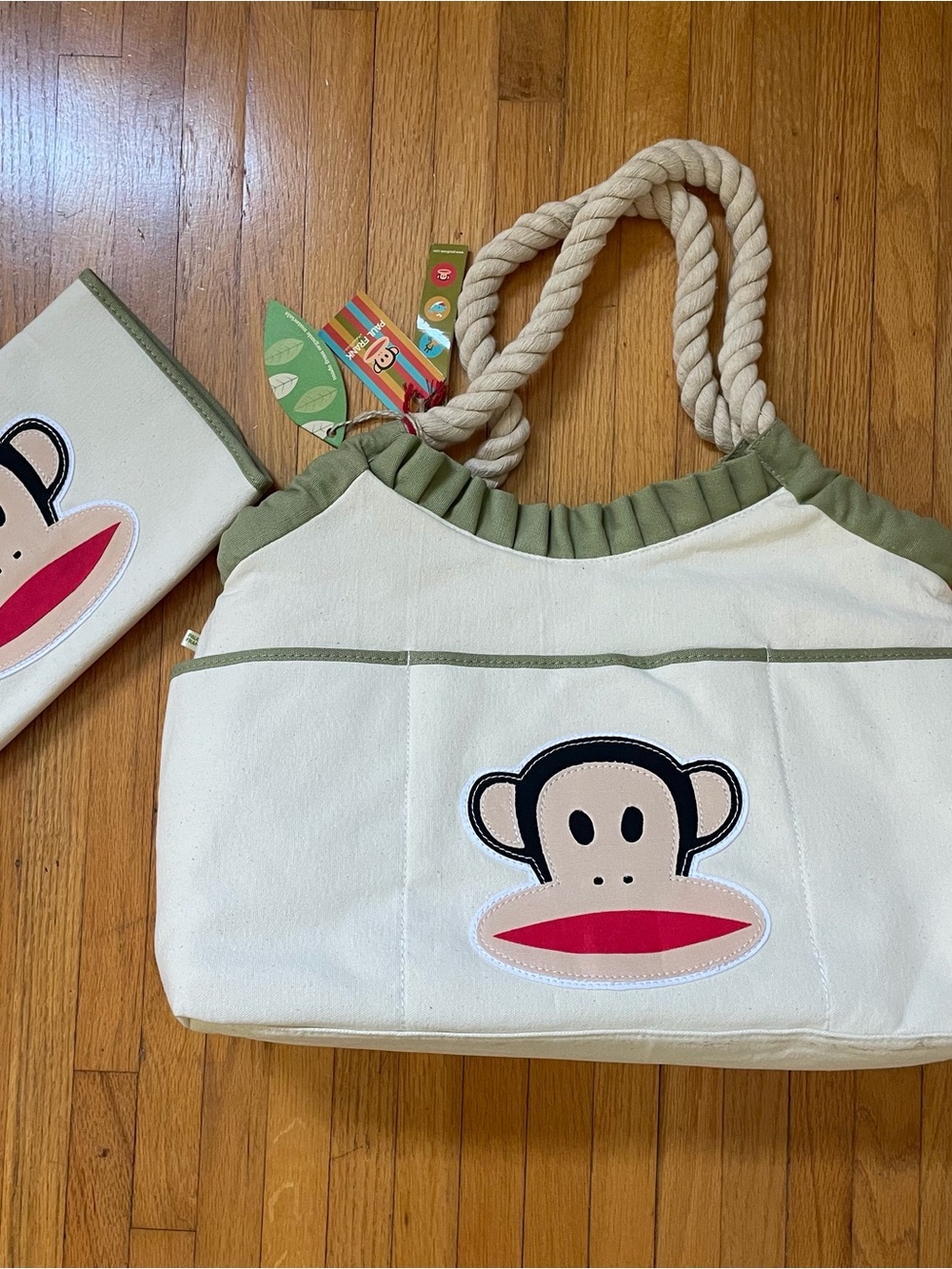 Vintage Paul Frank Diaper Bag & Changing Pad NWT - Picture 6 of 11